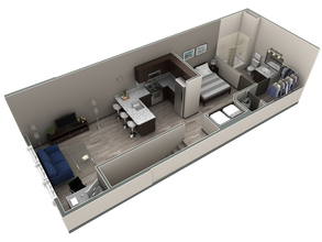 Studio Grand Overlook 1211 floor plan